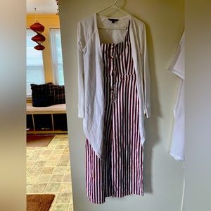 Forever 21 Romper with Ralph Lauren throw